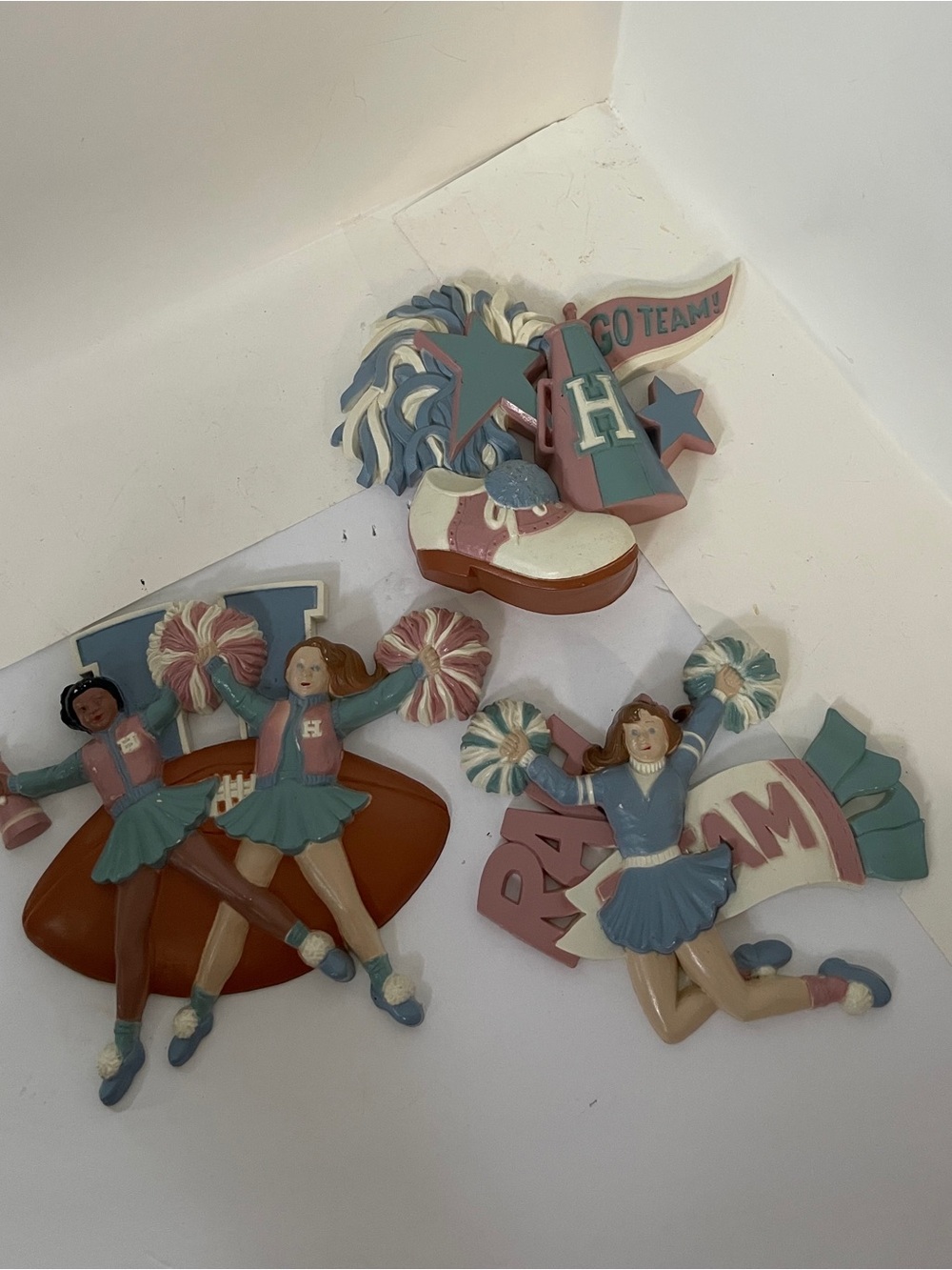 Pastel Cheerleader Wall Plaques by